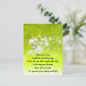 Iers gebed voor zegeningen Aangepast Briefkaart (Staand voorkant)