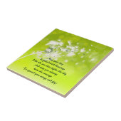 Iers gebed voor zegeningen tegeltje (Zijkant)