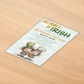 Iers geïnspireerd St. Patrick's Day-feest Acryl Uitnodigingen (Laagn)