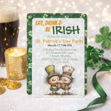 Iers geïnspireerd St. Patrick's Day-feest