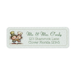 Iers geïnspireerde St. Patrick's Day  Etiket
