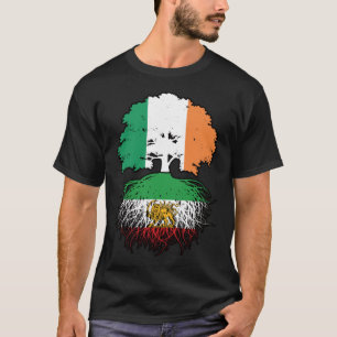 Iers gekweekte Iraanse wortels Leeuw en Zon T-shirt
