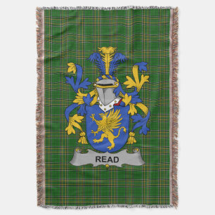 Iers Gelezen Wapenschild Familie Crest Ierland Deken