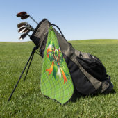 Iers Geluk Groen Geruit Golfhanddoek (Groen)