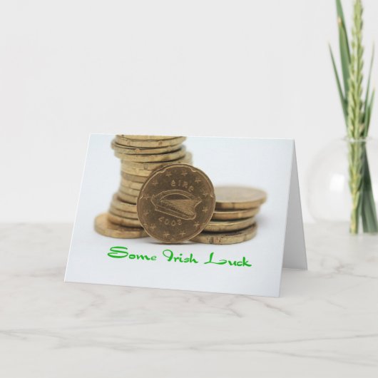 Iers geluk kaart (Voorkant)