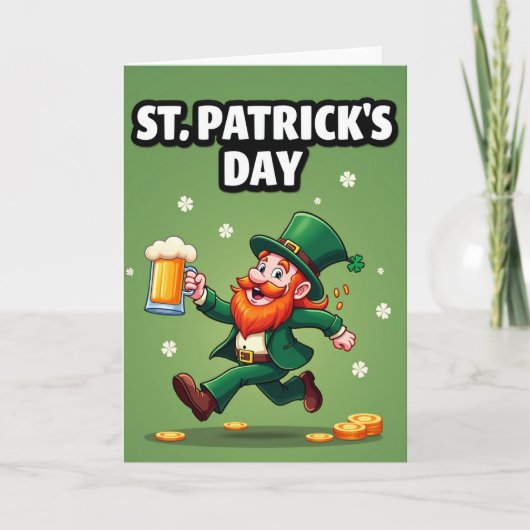 Iers Geluk St. Patrick Kaart (Voorkant)
