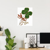 Iers Geluk St. Patrick's Day Poster (Thuiskantoor)