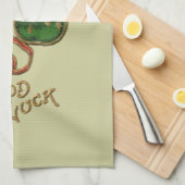 Iers gelukskeukenhanddoek theedoek (Quarter Fold)