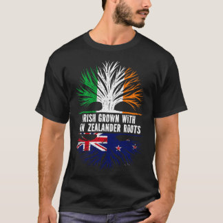 Iers geteeld met Nieuw-Zeelander Roots Ierland vla T-shirt