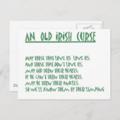 Iers Gezegde Briefkaart (Voorkant / Achterkant)