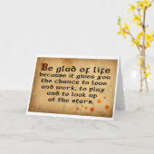 Iers Gezegde Kaart (Gele Bloem)