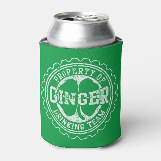  Iers Ginger Drink Team Blikjeskoeler (Blikje Voorkant)