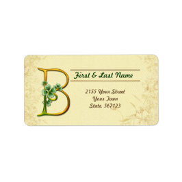 Iers Goud Monogram B Label