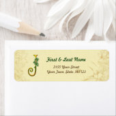 Iers Goud Monogram J Label (Insitu)