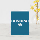 Iers grappig st. patricksdag deels Iers niet Kaart (Gele Bloem)