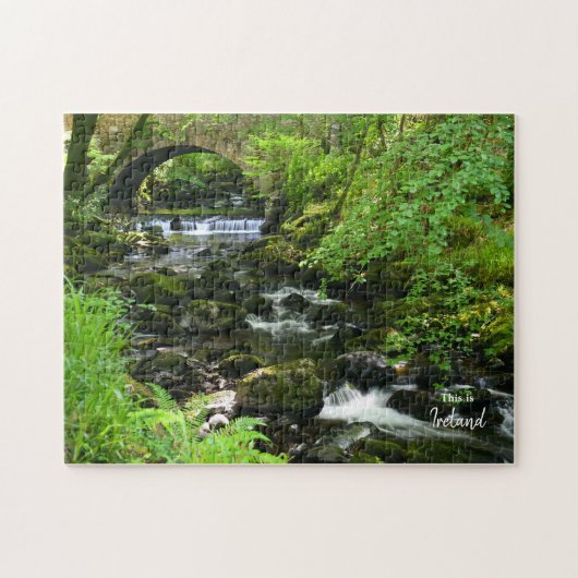 Iers groen- Ierland Legpuzzel (Horizontaal)