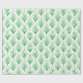 Iers Groen Kunstkunst-deco Geometric Pattern 2 Cadeaupapier (Vlak)