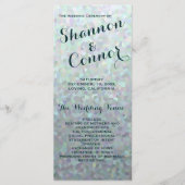 Iers Groen Trouwprogramma Programmakaart (Voorkant)