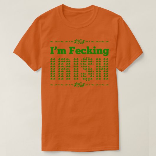 Iers groen verrotten t-shirt (Design voorkant)