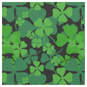 Iers, groene klaver, shamrock stof print (Close Up)