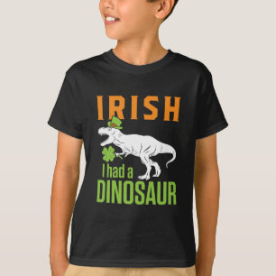 Iers had ik een dinosaurus St Patrick's Day T-shirt