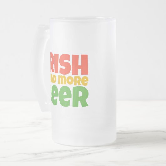 Iers had ik meer Mok van bierglas (Voorkant links)