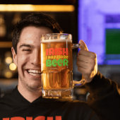 Iers had ik meer Mok van bierglas