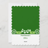 Iers Harp Saint Patricks Day Luck Celtic Feestdagenkaart (Achterkant)