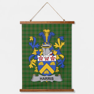 Iers Harris Wapen van Familie Crest Hangend Wandkleed