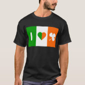 Iers Hart Shamrock St. Patrick's Dag Grafisch T-shirt (Voorkant)