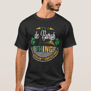 Iers - Het is een de-Burgh ding T-shirt