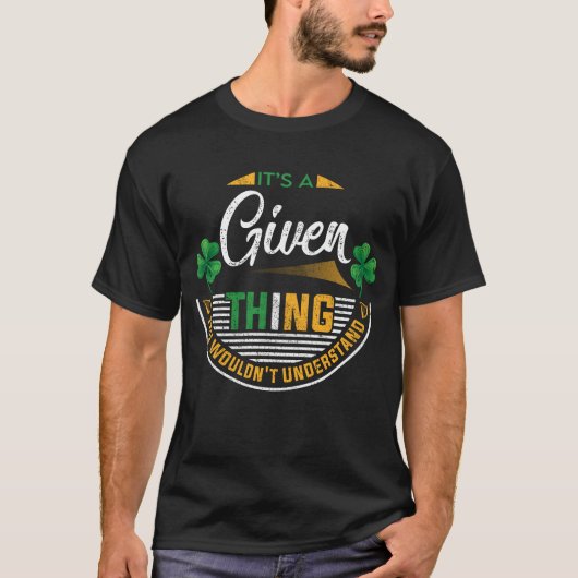 Iers - Het is een gegeven ding T-shirt (Voorkant)