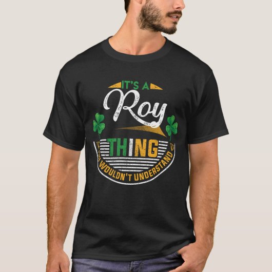 Iers - Het is een Roy ding T-shirt (Voorkant)