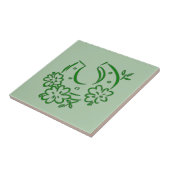 Iers Hoefijzer Tegeltje (Zijkant)