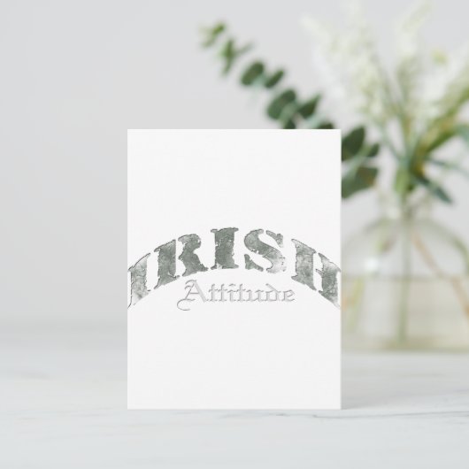 Iers hoogteverschil briefkaart (Staand voorkant)