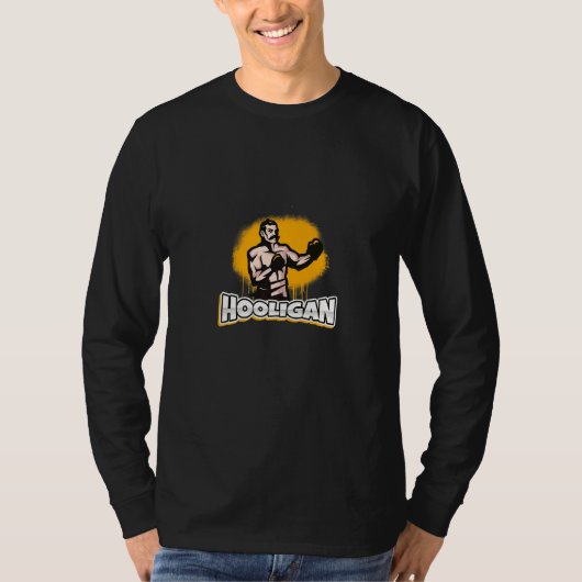 Iers Hooligan Boksen T-shirt (Voorkant)