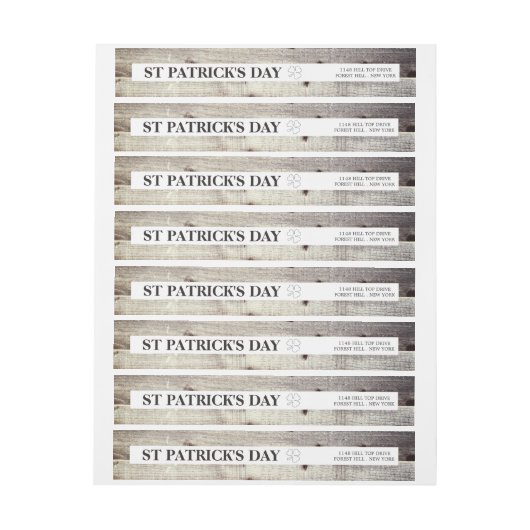 Iers hout St Patrick's Day (Vel)