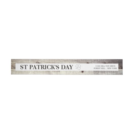 Iers hout St Patrick's Day (Individueel)
