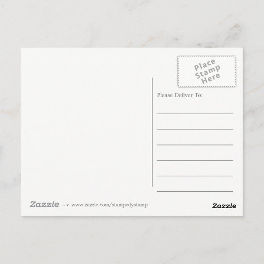 Iers hout St Patrick's Day Briefkaart (Achterkant)