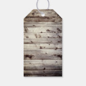  Iers hout St Patrick's Day Cadeaulabel (Achterkant)