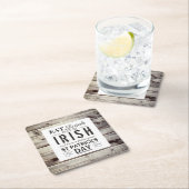  Iers hout St Patrick's Day Kartonnen Onderzetters (Insitu)