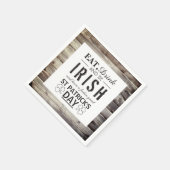 Iers hout St Patrick's Day Servet (Hoek)