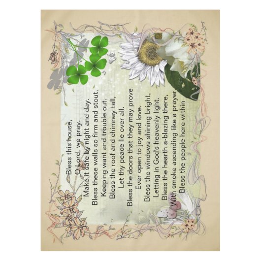 Iers huis Blessenkast Tafelkleed (Voorkant)