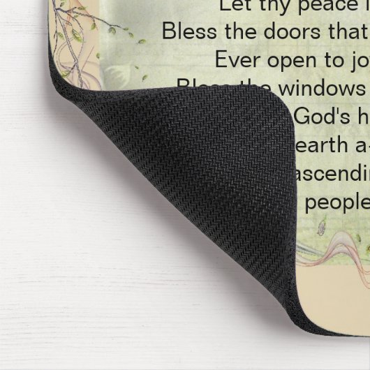 Iers Huis Blessing mousepad Muismat (Hoek)