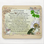 Iers Huis Blessing mousepad Muismat (Voorkant)