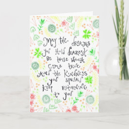 Iers Iedereen was Iers Feestdagen Kaart