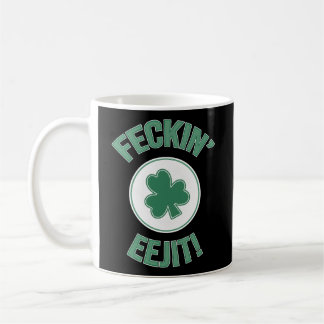Iers Ierland Feckin Eejit Slang Koffiemok