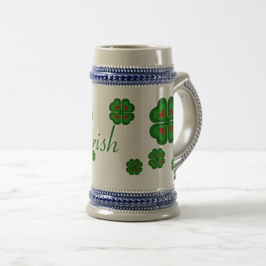 Iers, Ierland shamrock, clover Bierpul (Voorkant rechts)