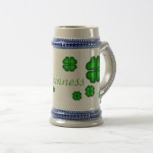 Iers, Ierland shamrock, klaver Bierpul (Voorkant rechts)