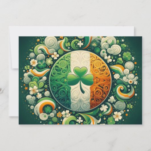 Iers/Ierland St. Patrick's Day Feestdagenkaart (Voorkant)